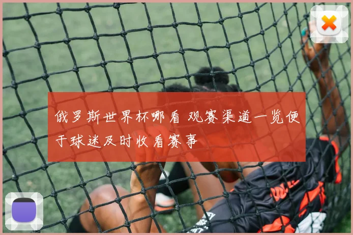 俄罗斯世界杯哪看 观赛渠道一览便于球迷及时收看赛事