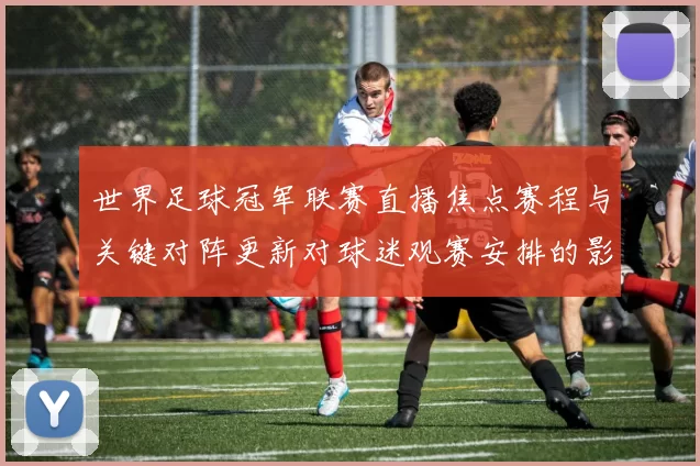 世界足球冠军联赛直播焦点赛程与关键对阵更新对球迷观赛安排的影响